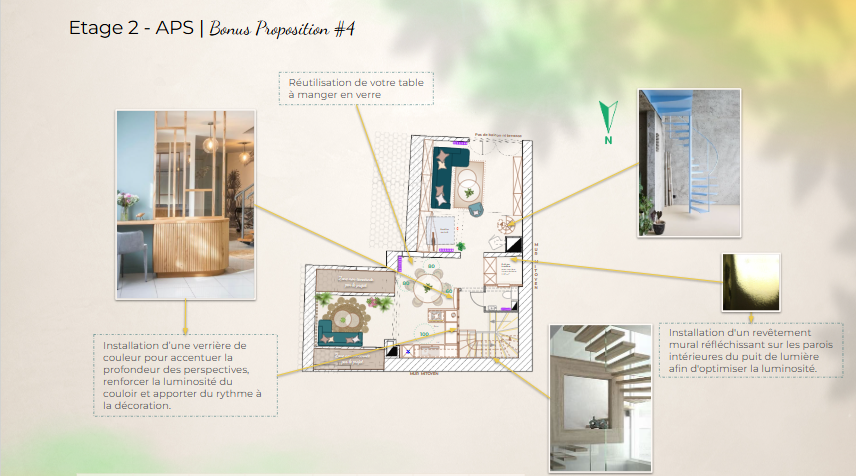 Avant-projet sommaire bonus — Deuxième étage | Projet PHOENIX, Lavaux | KEMARA Design, Vevey Avant-projet sommaire détaillé du deuxième étage d’une maison historique du XVIIIe siècle dans le Lavaux, réalisé par KEMARA Design à Vevey, Suisse romande.