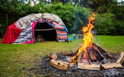 Hutte de sudation à Granges-Marnand : design holistique et architecture sensorielle
