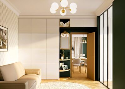 Projet La Parisienne par KEMARA Design Holistique by Céline Champion - Un projet d'aménagement de bureau chambre d'amis selon le style déco des grands hôtels parisiensProjet La Parisienne par KEMARA Design Holistique by Céline Champion - Un projet d'aménagement de bureau chambre d'amis selon le style déco des grands hôtels parisiens