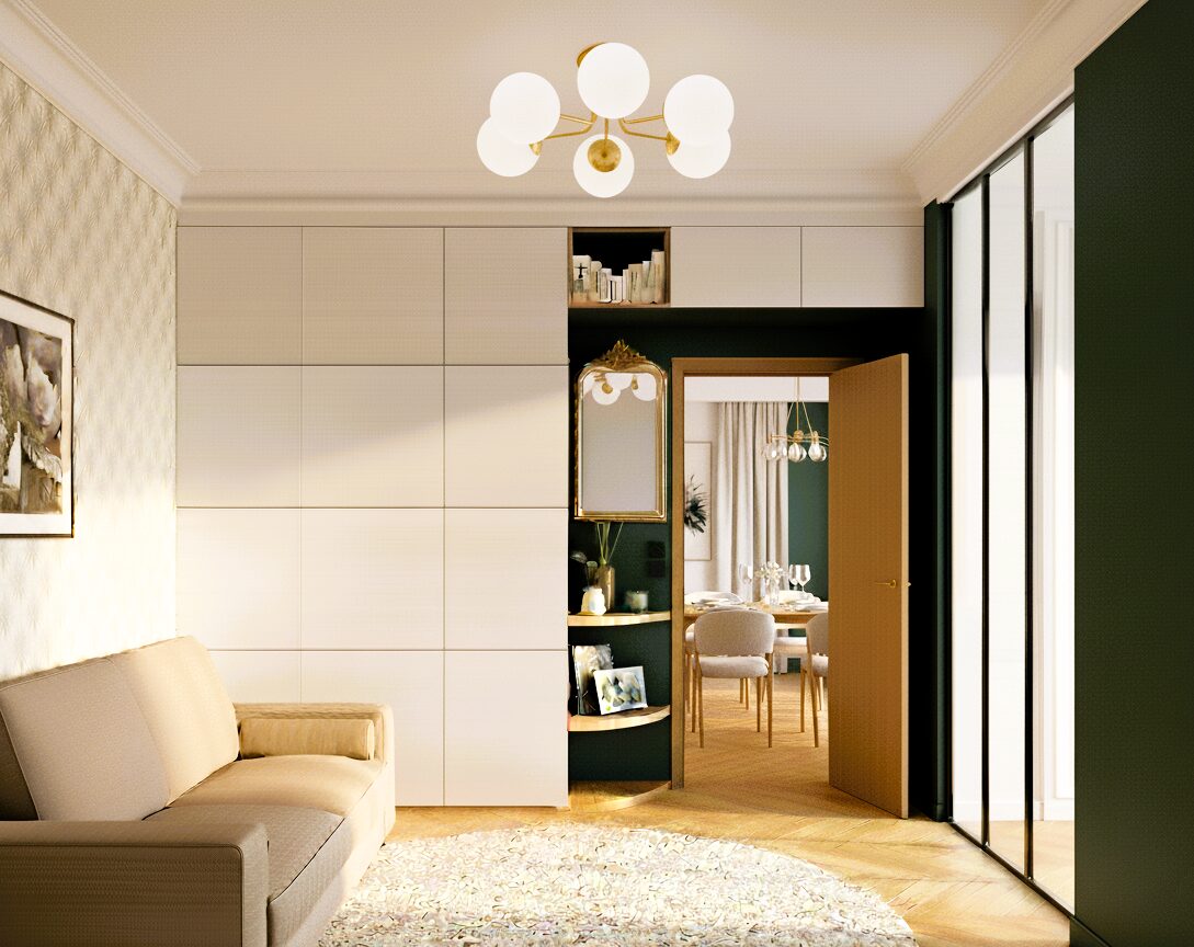Projet La Parisienne par KEMARA Design Holistique by Céline Champion - Un projet d'aménagement de bureau chambre d'amis selon le style déco des grands hôtels parisiensProjet La Parisienne par KEMARA Design Holistique by Céline Champion - Un projet d'aménagement de bureau chambre d'amis selon le style déco des grands hôtels parisiens