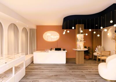 Projet ATELIER LOVE LINK - Une bijouterie immersive à Lausanne - Aménagement et décoration par KEMARA Design Holistique by Céline Champion