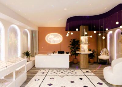Projet ATELIER LOVE LINK - Une bijouterie immersive à Lausannw - Aménagement et décoration par KEMARA Design Holistique by Céline Champion