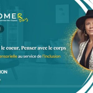 Support de conférence de Céline Champion sur l’architecture sensorielle et le design inclusif aux Homer Days Bordeaux 2026